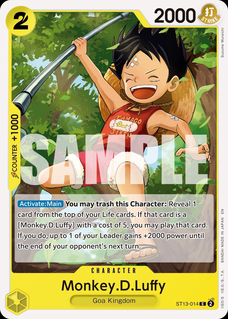 Monkey.D.Luffy [PRB-02] ST13-014