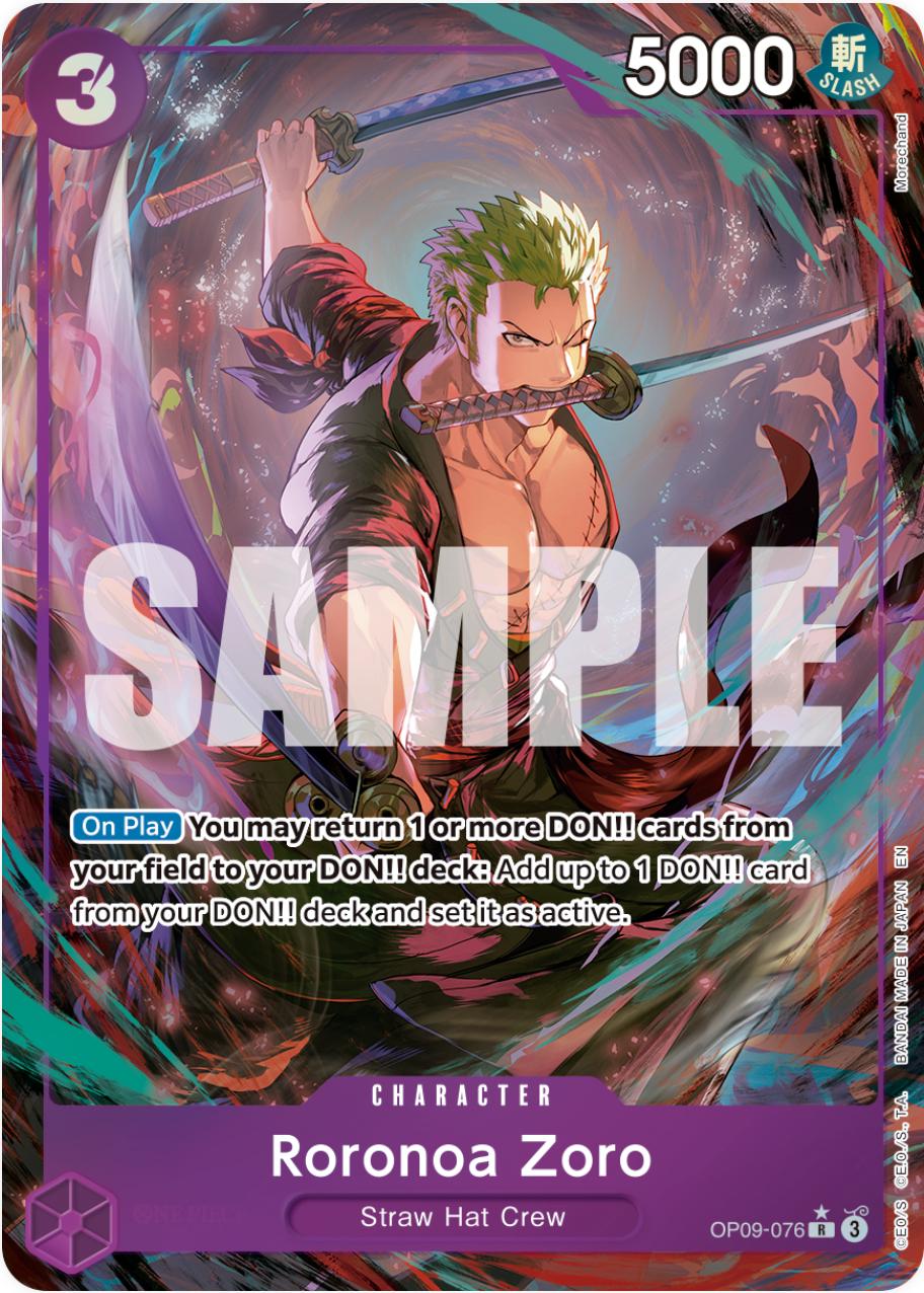 Roronoa Zoro [Alternate Art PRB-02] OP09-076