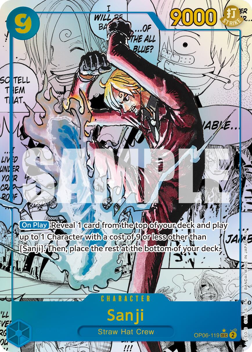 Sanji [Manga] OP06-119
