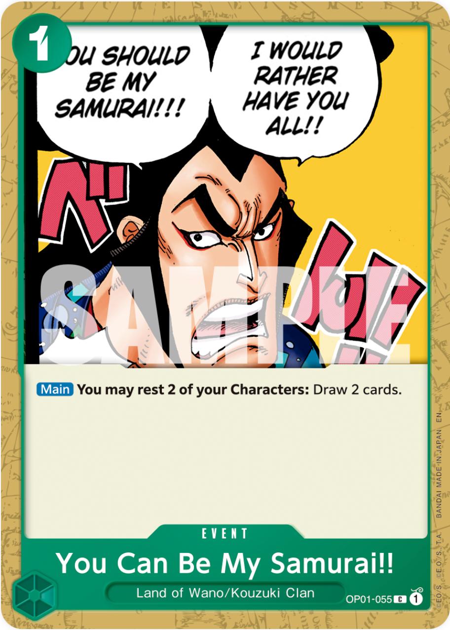 You Can Be My Samurai!! [PRB-02] OP01-055