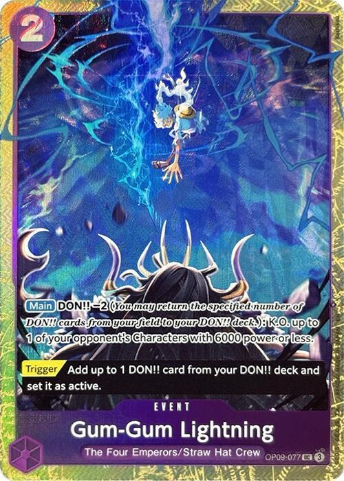 Gum-Gum Lightning [Best Selection Vol. 4] OP09-077