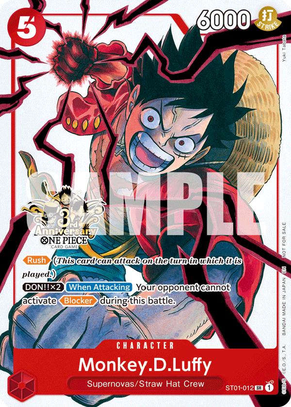 Monkey.D.Luffy [3rd Anniversary] ST01-012