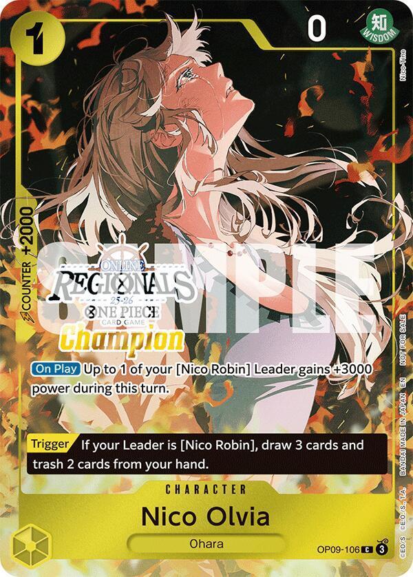 Nico Olvia [Offline Regionals Champion] OP09-106