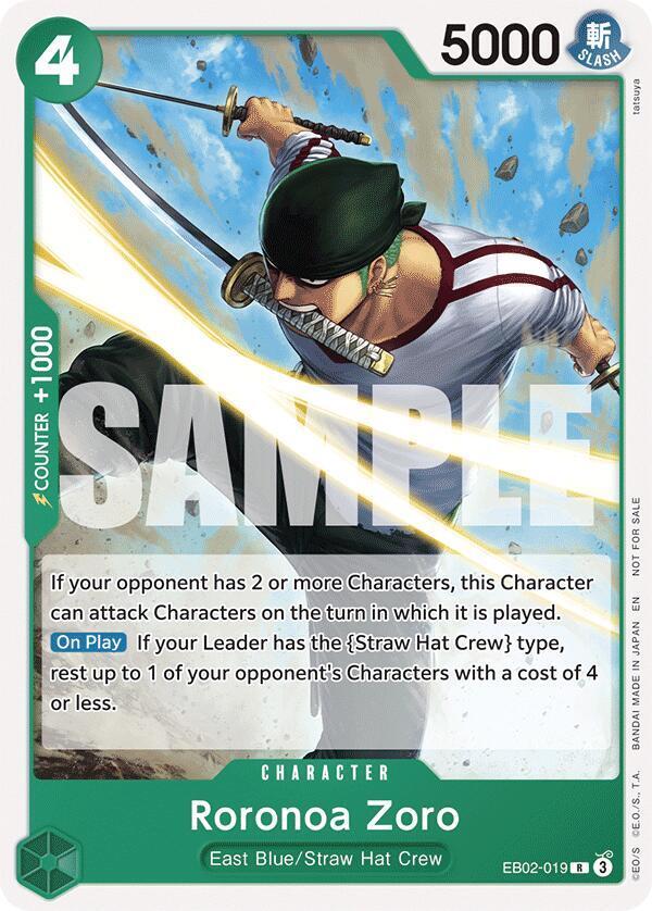 Roronoa Zoro [Tournament Pack Vol. 3] EB02-019