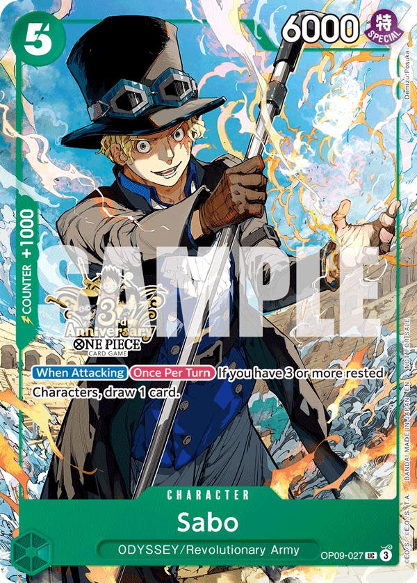 Sabo [3rd Anniversary] OP09-027