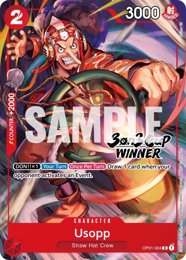 Usopp [3-On-3 Cup Winner] OP01-004