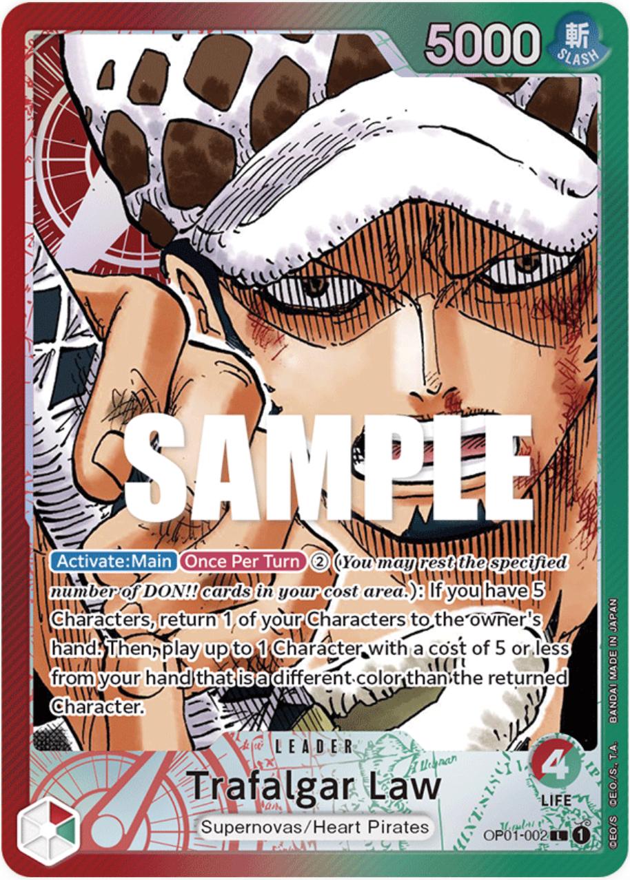 Trafalgar Law [Alternate Art Errata] OP01-002