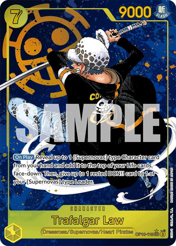 Trafalgar Law [Alternate Art] OP10-119