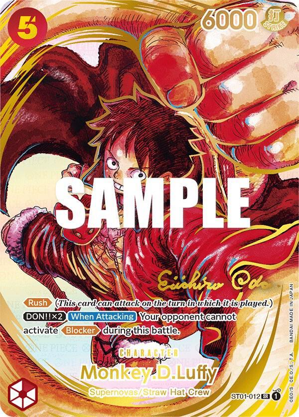 Monkey.D.Luffy [Anniversary Signature] ST01-012