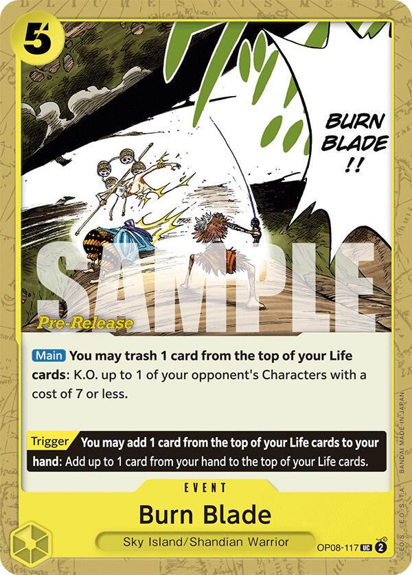 Burn Blade [Pre-Release] OP08-117