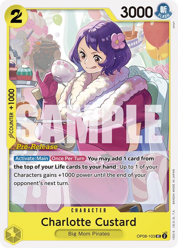 Charlotte Custard [Pre-Release] OP08-103