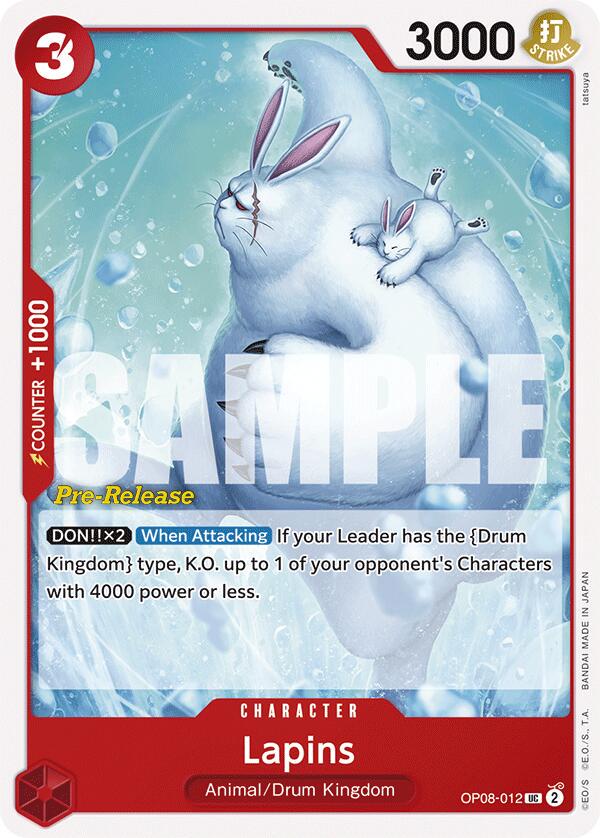 Lapins [Pre-Release] OP08-012