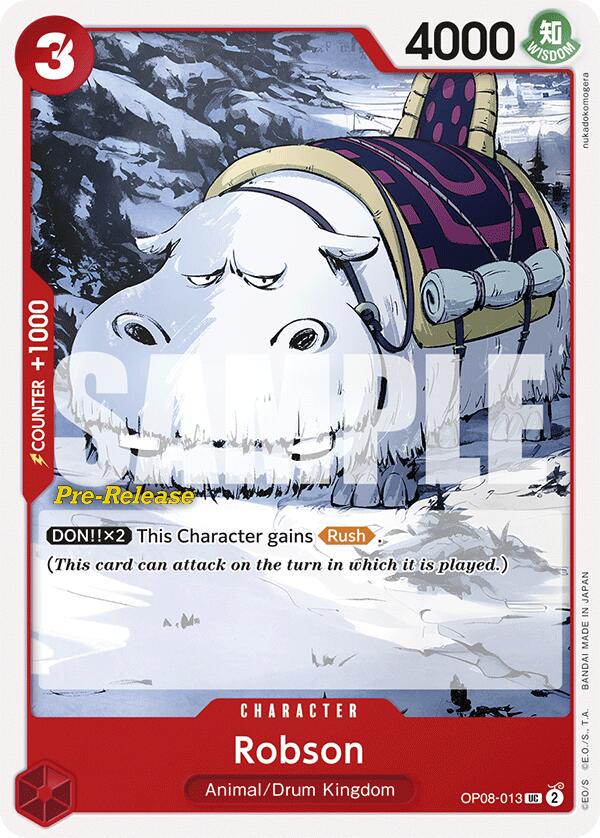 Robson [Pre-Release] OP08-013