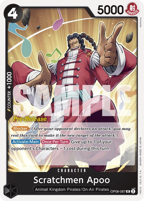 Scratchmen Apoo [Pre-Release] OP08-087
