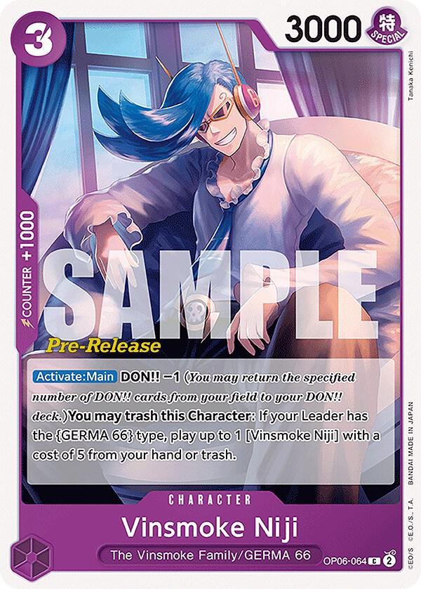 Vinsmoke Niji [Pre-Release] OP06-064