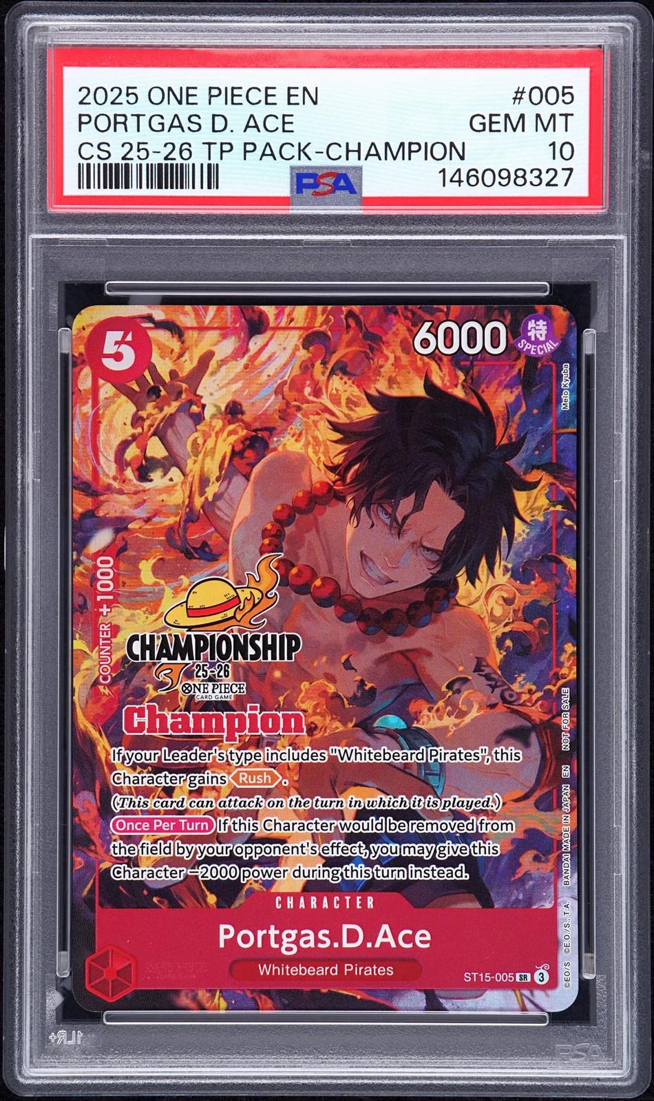 Portgas.D.Ace [Championship 25-26 Champion] ST15-005