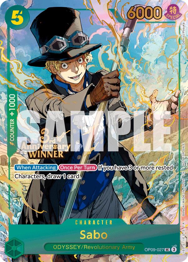 Sabo [3rd Anniversary Winner] OP09-027