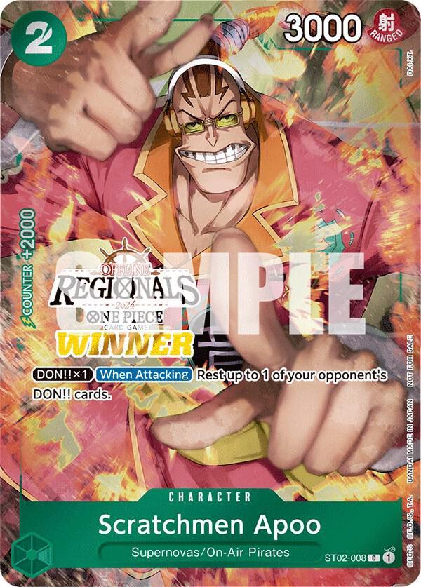 Scratchmen Apoo [Offline Regionals Winner] ST02-008