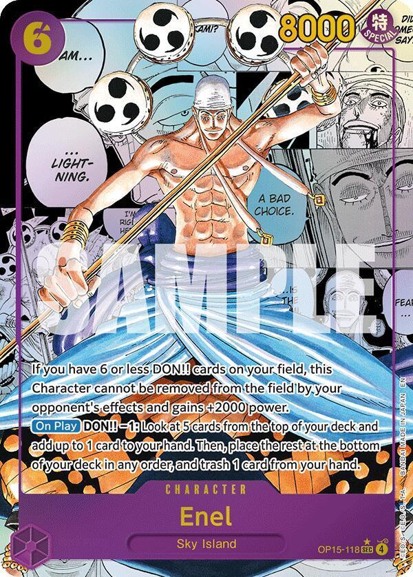 Enel [Alternate Art Manga] OP15-118
