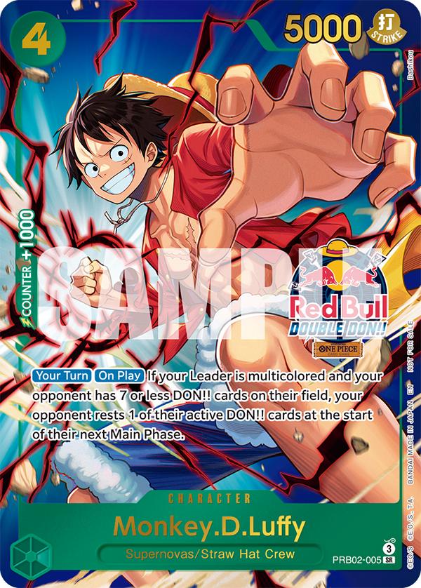 Monkey.D.Luffy [Red Bull Double Don!! Winner] PRB02-005