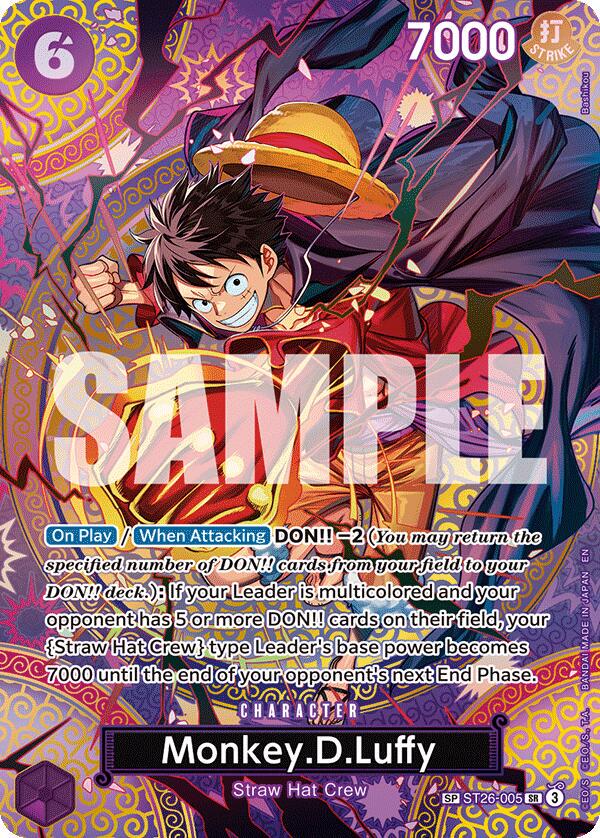 Monkey.D.Luffy [SP Foil] ST26-005
