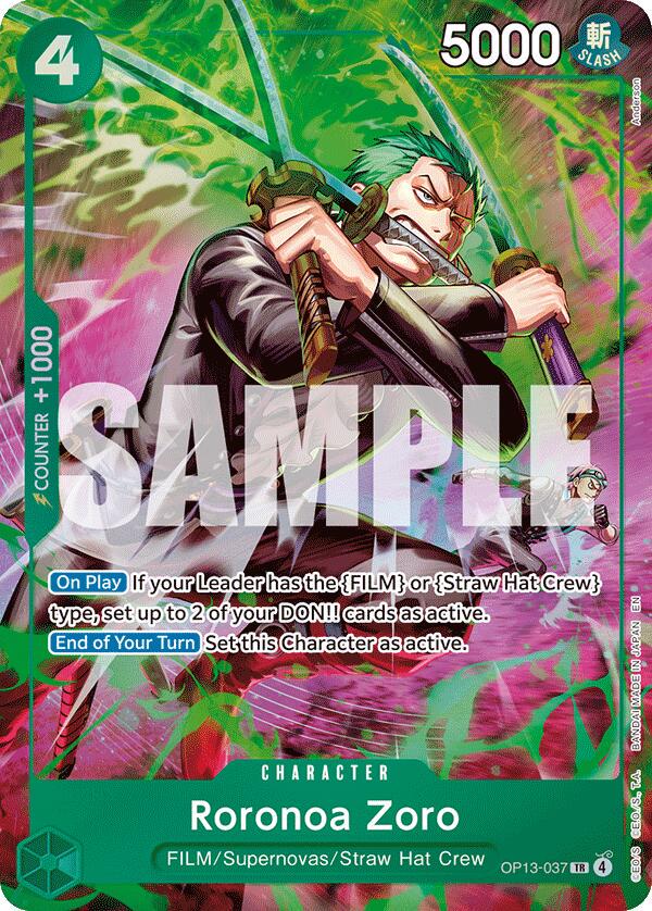 Roronoa Zoro [Foil] OP13-037