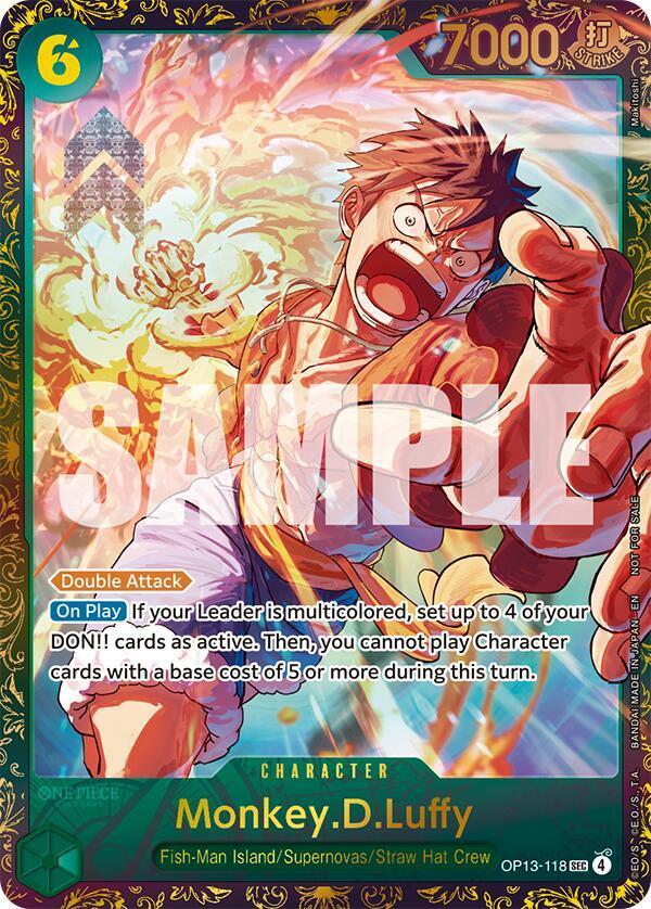 Monkey.D.Luffy [Treasure Cup] OP13-118