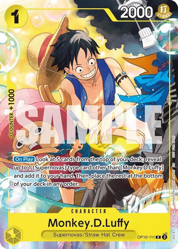 Monkey.D.Luffy [Welcome Pack] OP10-111