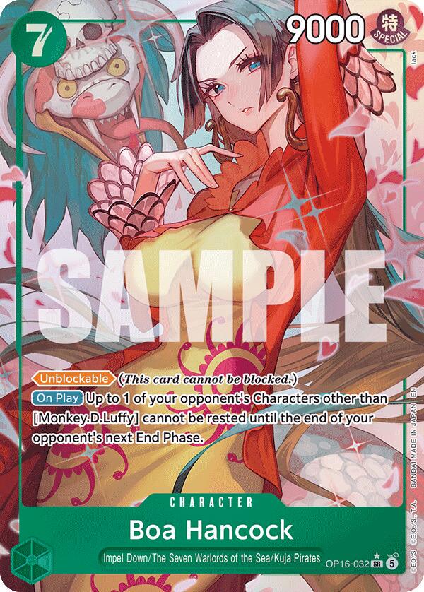 Boa Hancock [Alternate Art] OP16-032