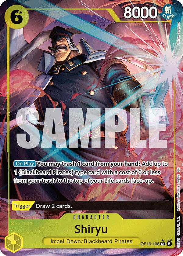 Shiryu [Full Art Foil] OP16-108