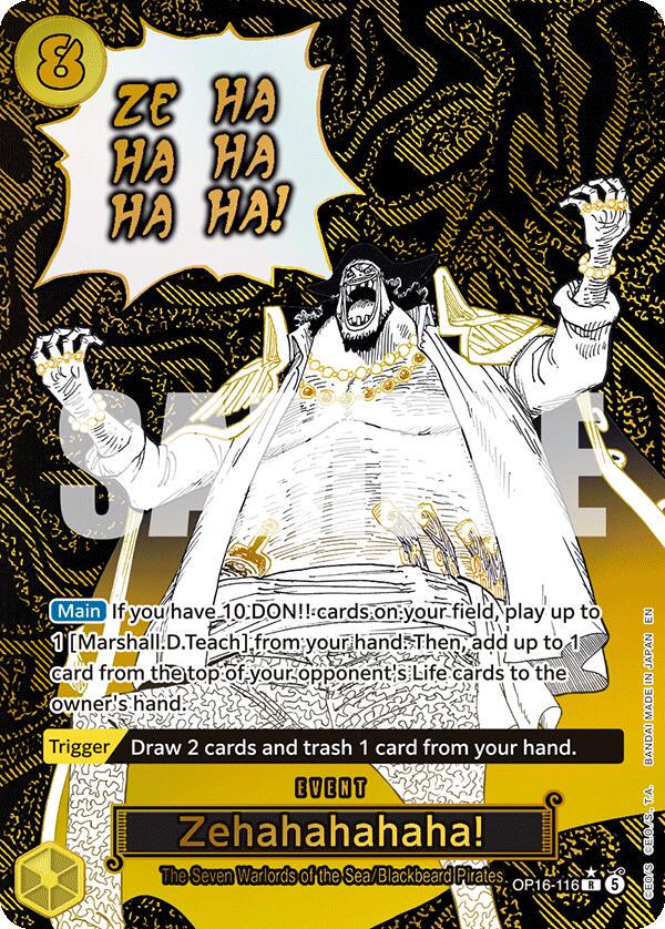 Zehahahahaha! [Alternate Art] OP16-116