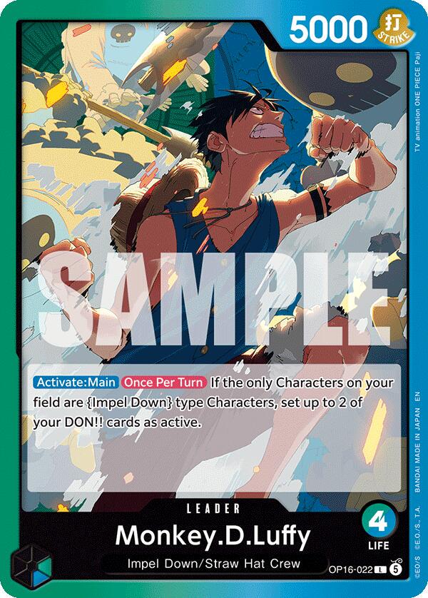 Monkey.D.Luffy OP16-022