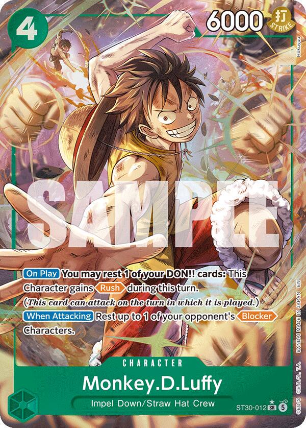 Monkey.D.Luffy [Alternate Art] ST30-012