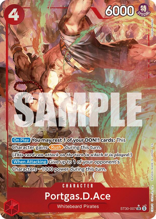Portgas.D.Ace [Alternate Art] ST30-007