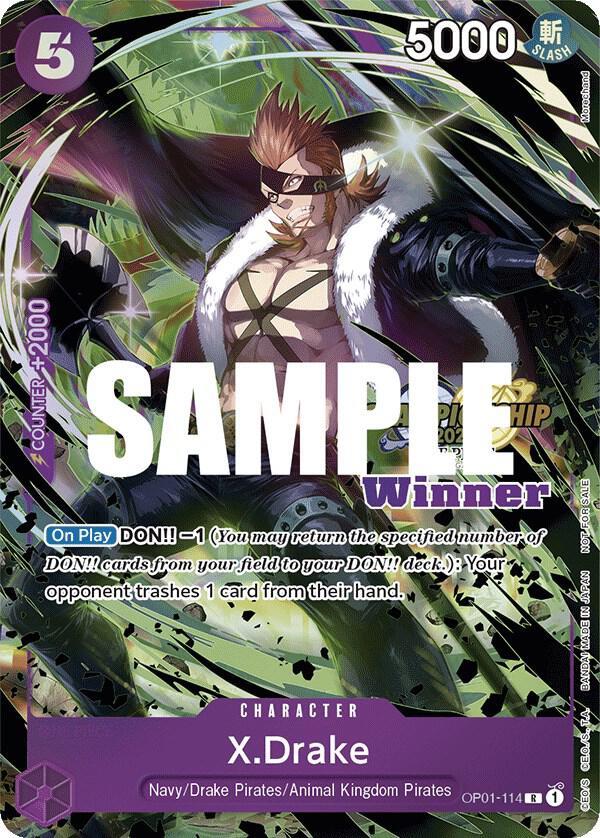 X.Drake [Winner] OP01-114