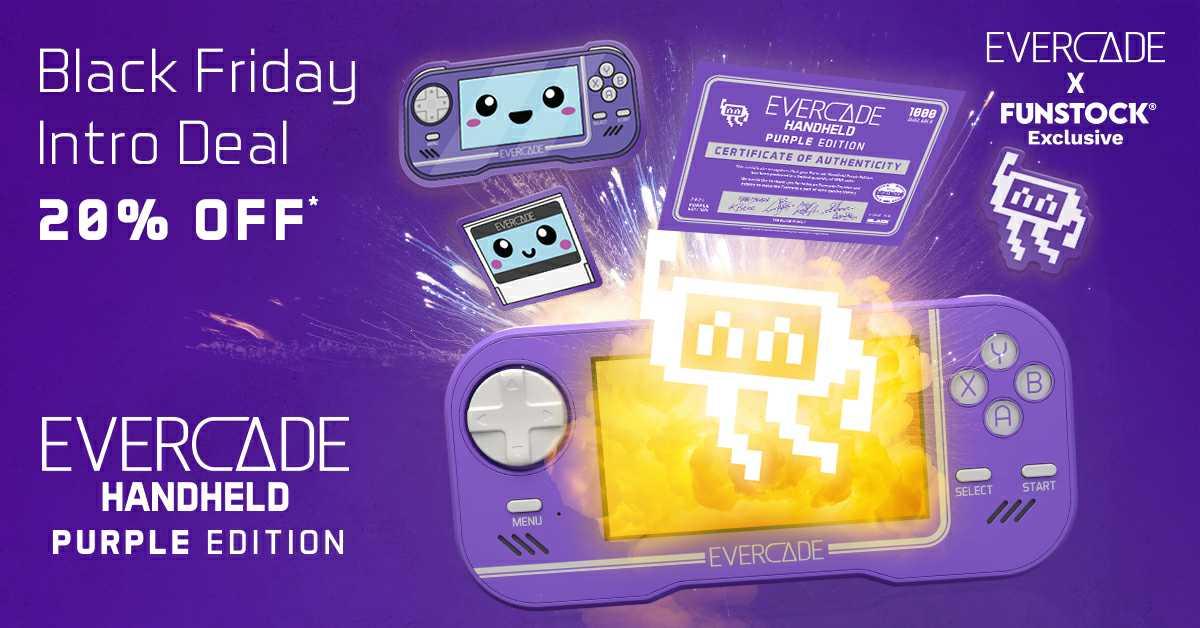 Evercade Handheld Purple Edition