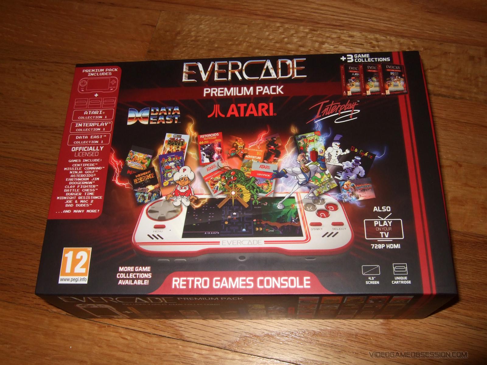 Evercade Retro Games System [Premium Pack]