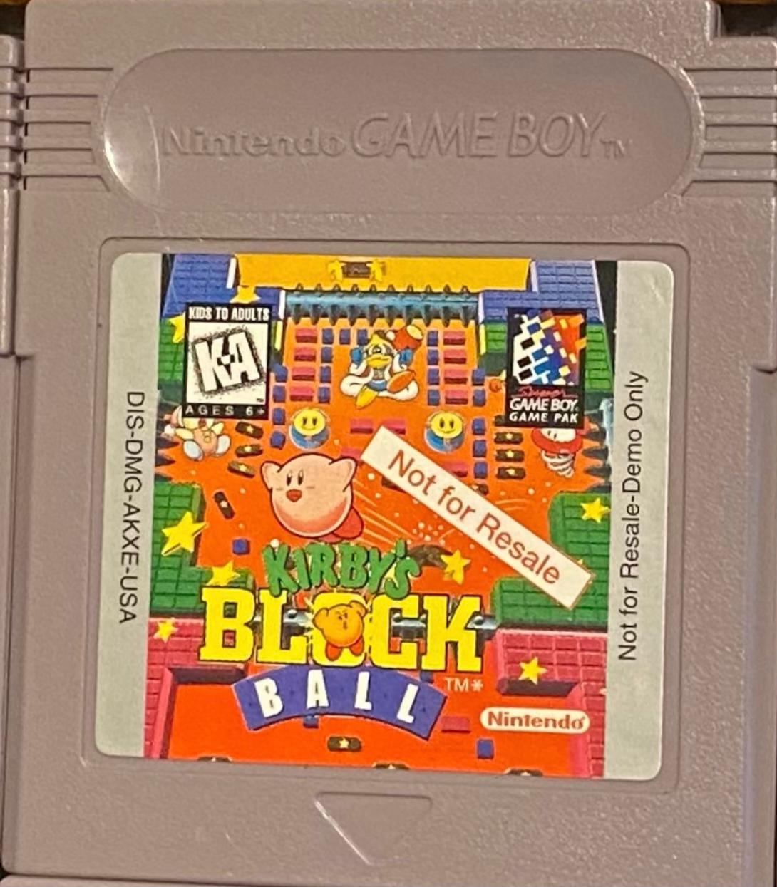 Kirby’s Block Ball [Not for Resale]