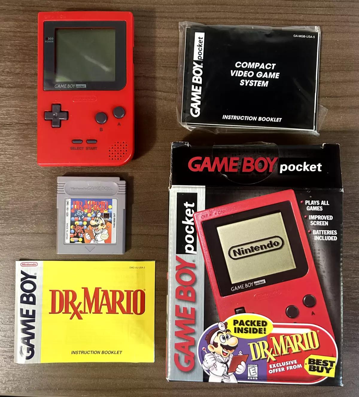 Game Boy Pocket Red [Dr. Mario Best Buy]