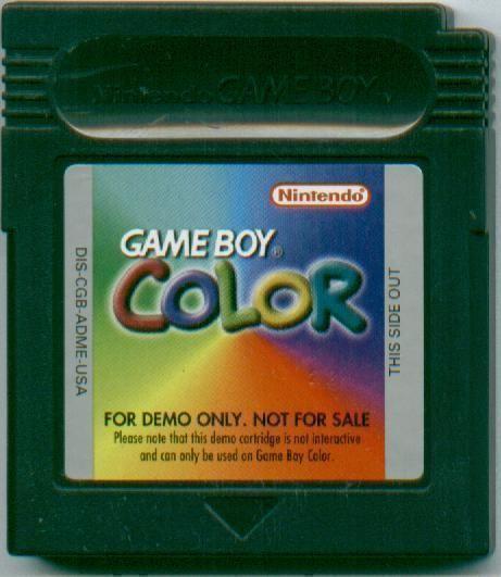 GameBoy Color Tech Demo