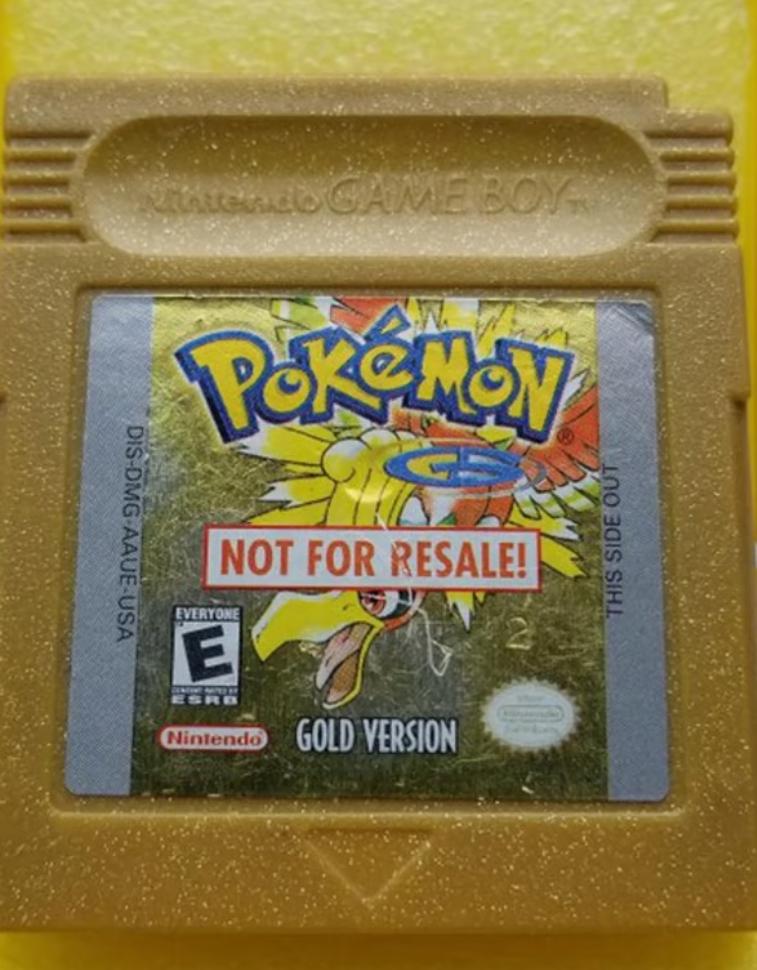 Pokemon Gold [Not For Resale]