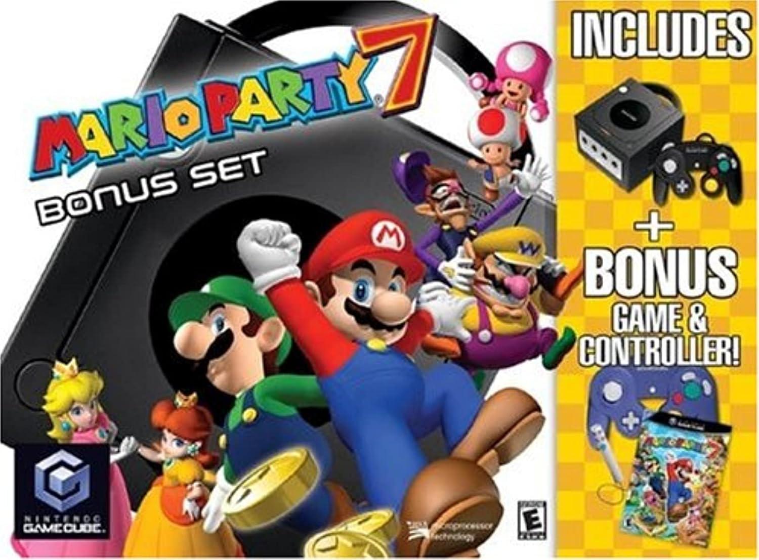 Black GameCube System [Mario Party 7 Bundle]