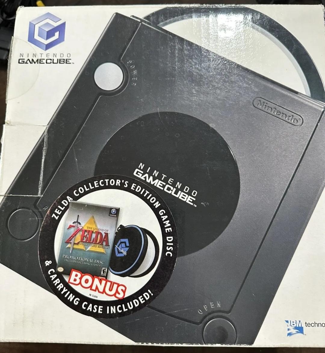 Black Gamecube System [Zelda Collectors Edition Disc Wallet]
