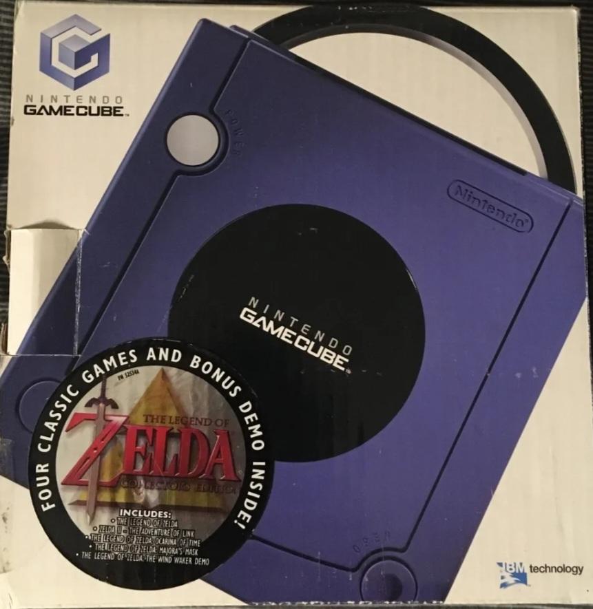 Indigo Gamecube System [Zelda Collectors Edition]