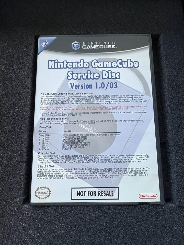 Nintendo GameCube Service Disc Version 1.0 / 03