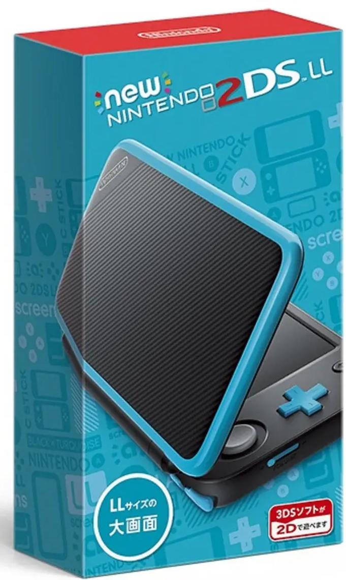 New Nintendo 2DS LL Black + Turquoise