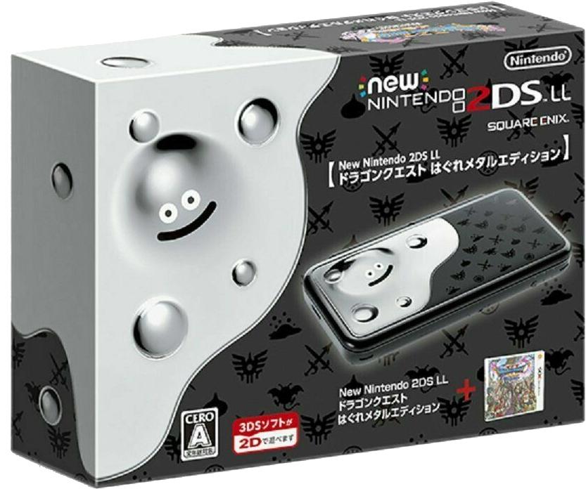 New Nintendo 2DS LL Dragon Quest Liquid Metal Slime Edition