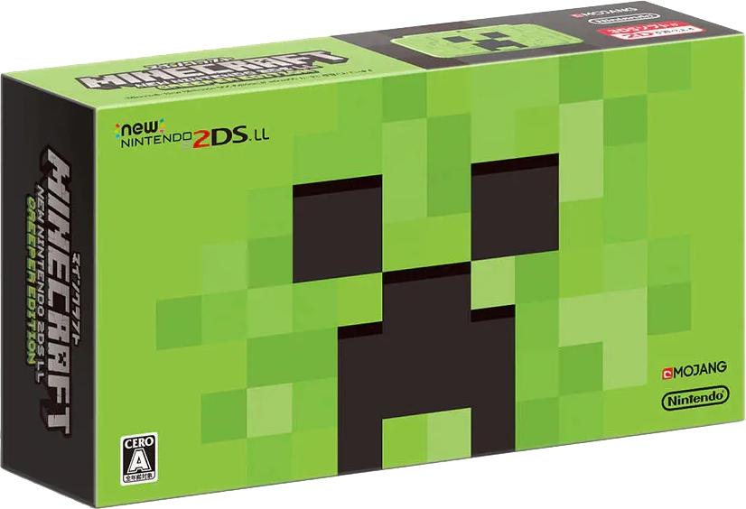 New Nintendo 2DS LL Minecraft Creeper Edition