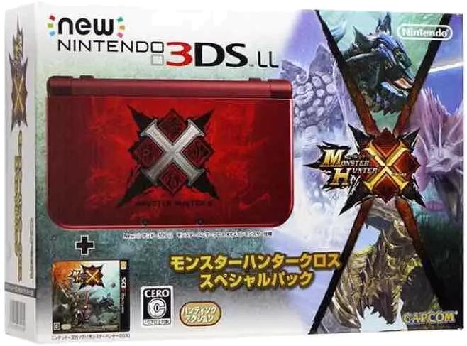New Nintendo 3DS LL Monster Hunter Cross X