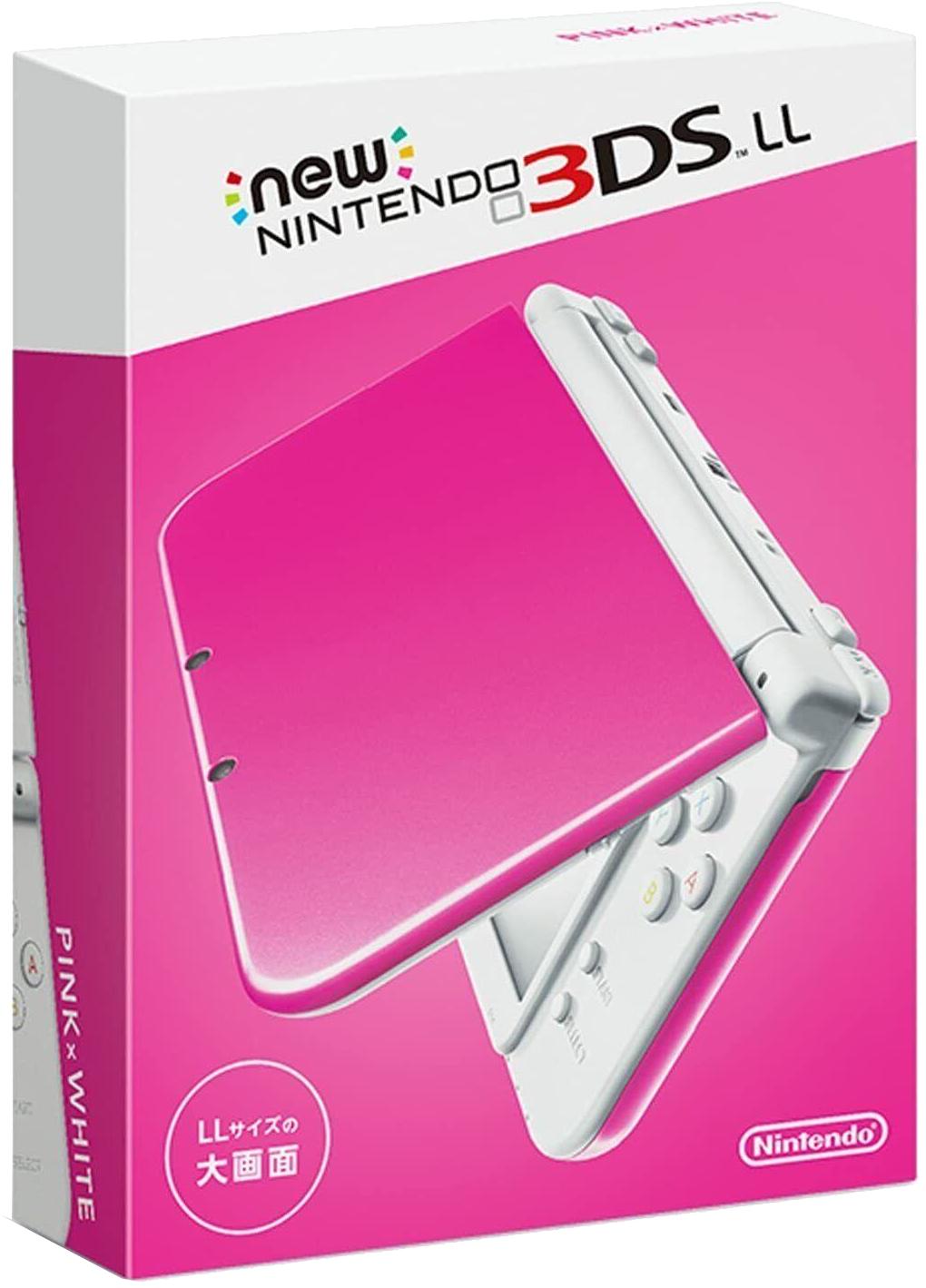 New Nintendo 3DS LL Pink + White
